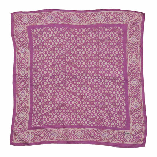 purple cotton batik bandana scarf