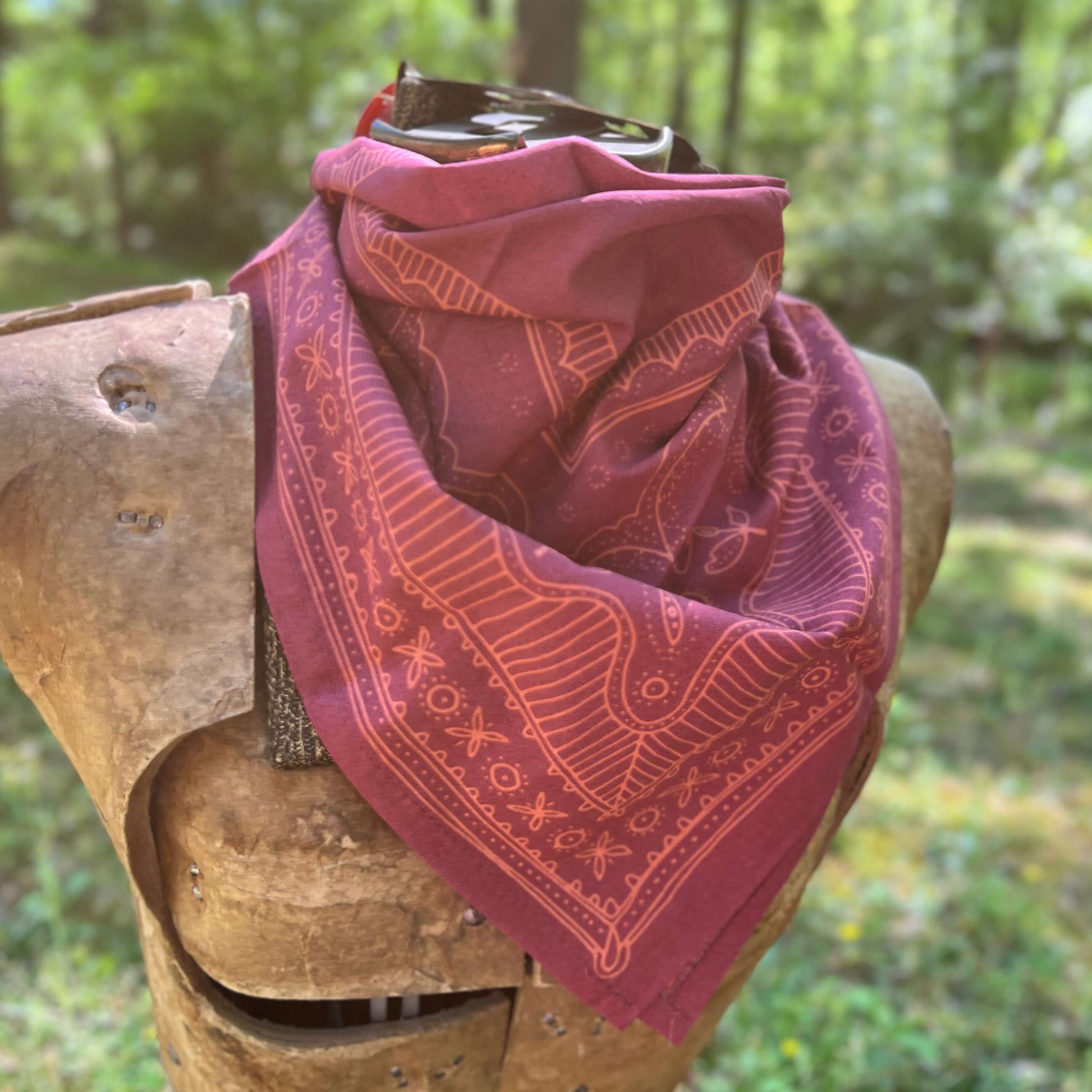 red western bandana scarf
