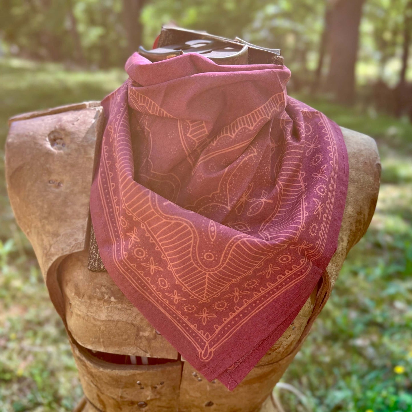 red western bandana scarf