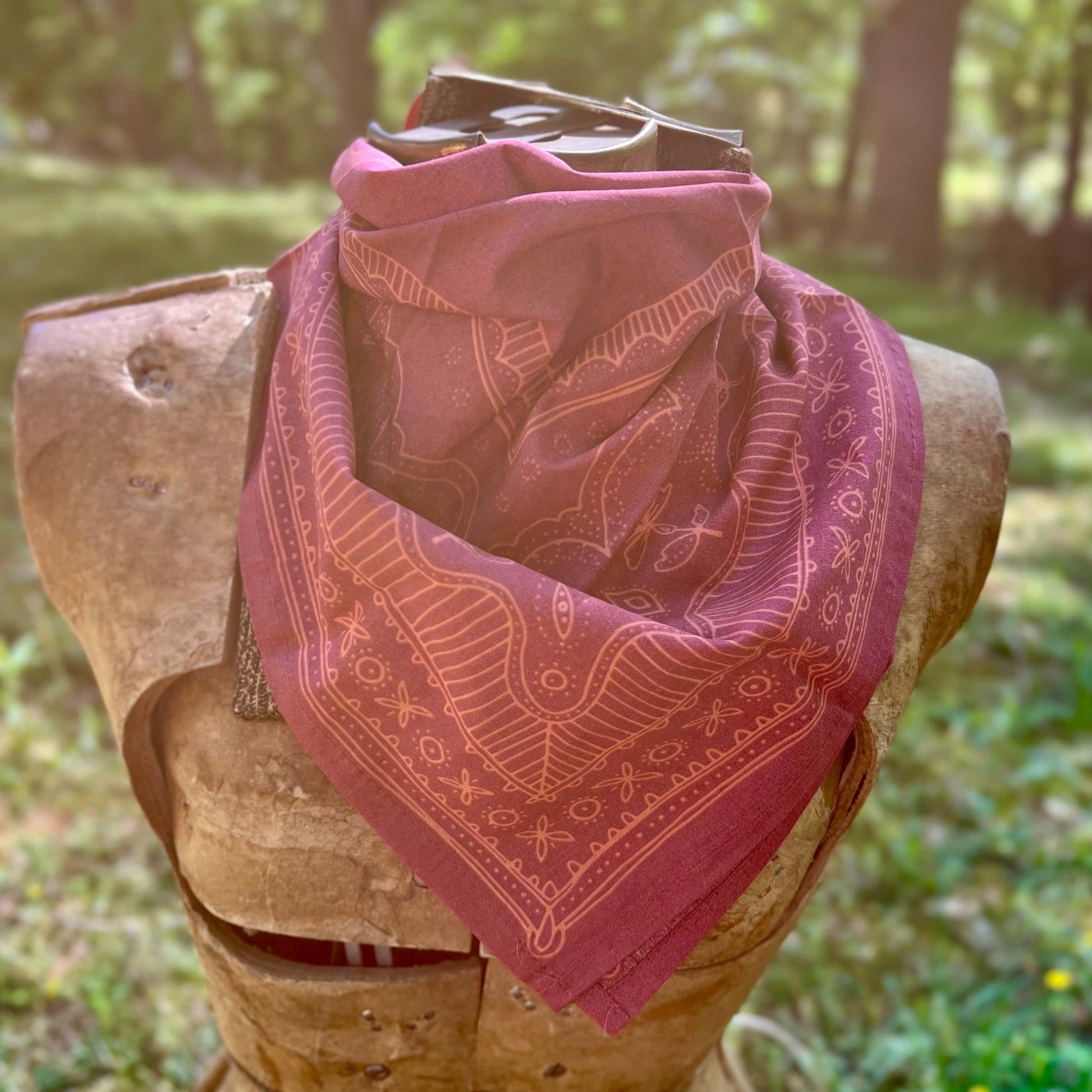 red western bandana scarf