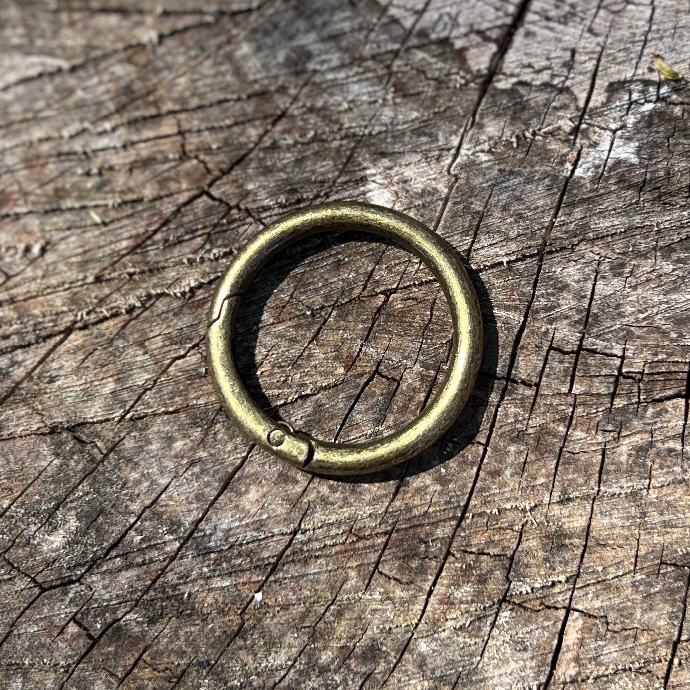 spring gate bag clip antique bronze