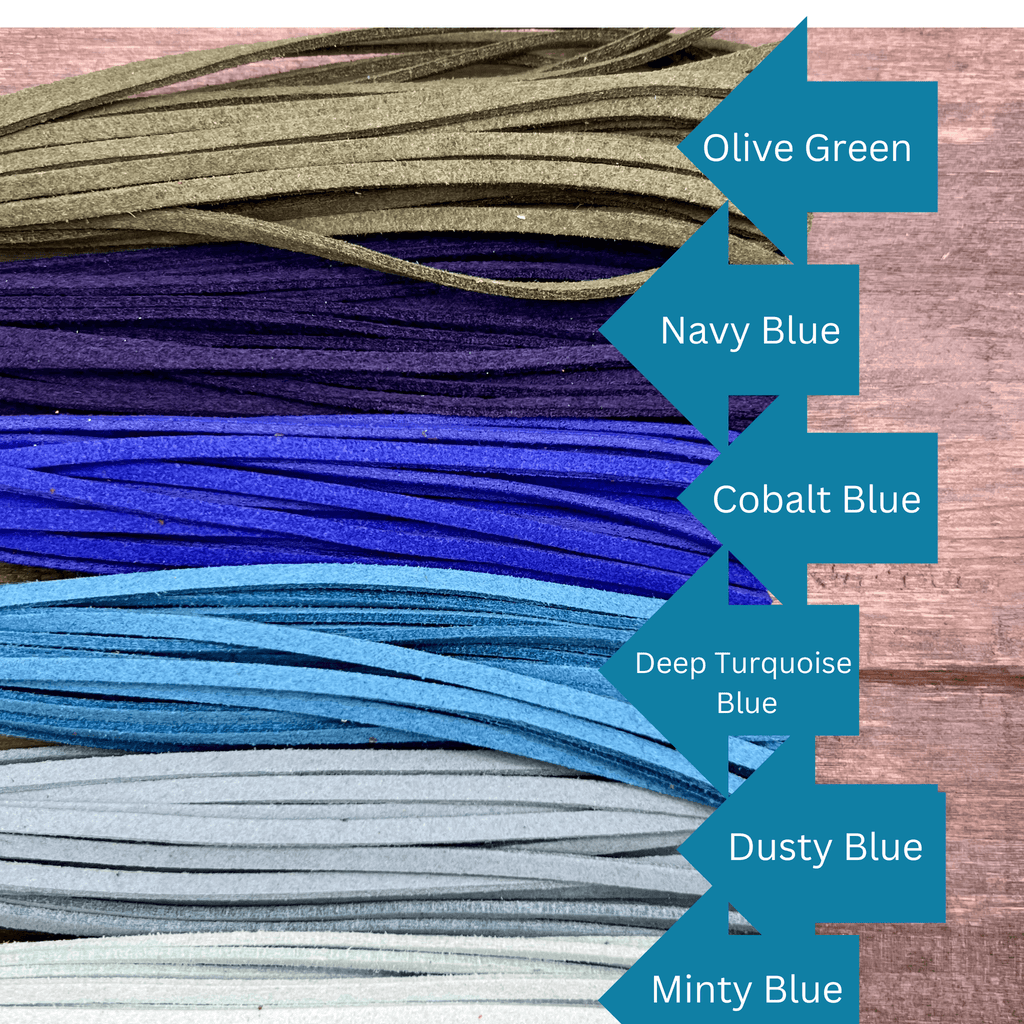 Bag Charm Deluxe Wide Braid with Tassels for Purses & Totes Faux Suede Leather