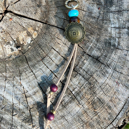 western style boho beaded bag charm