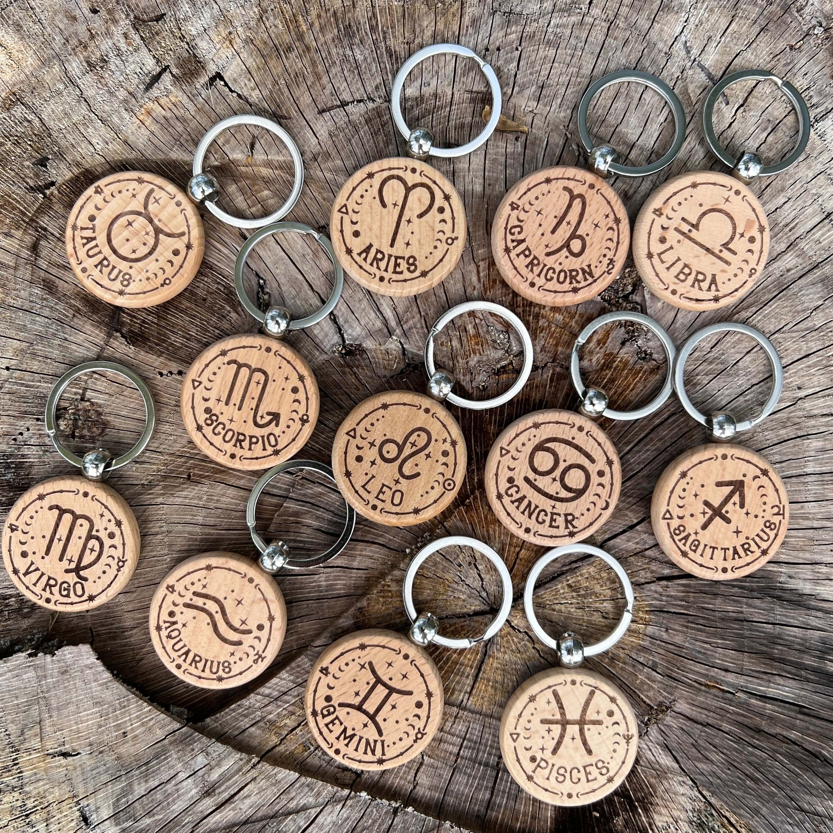 Zodiac Keychain