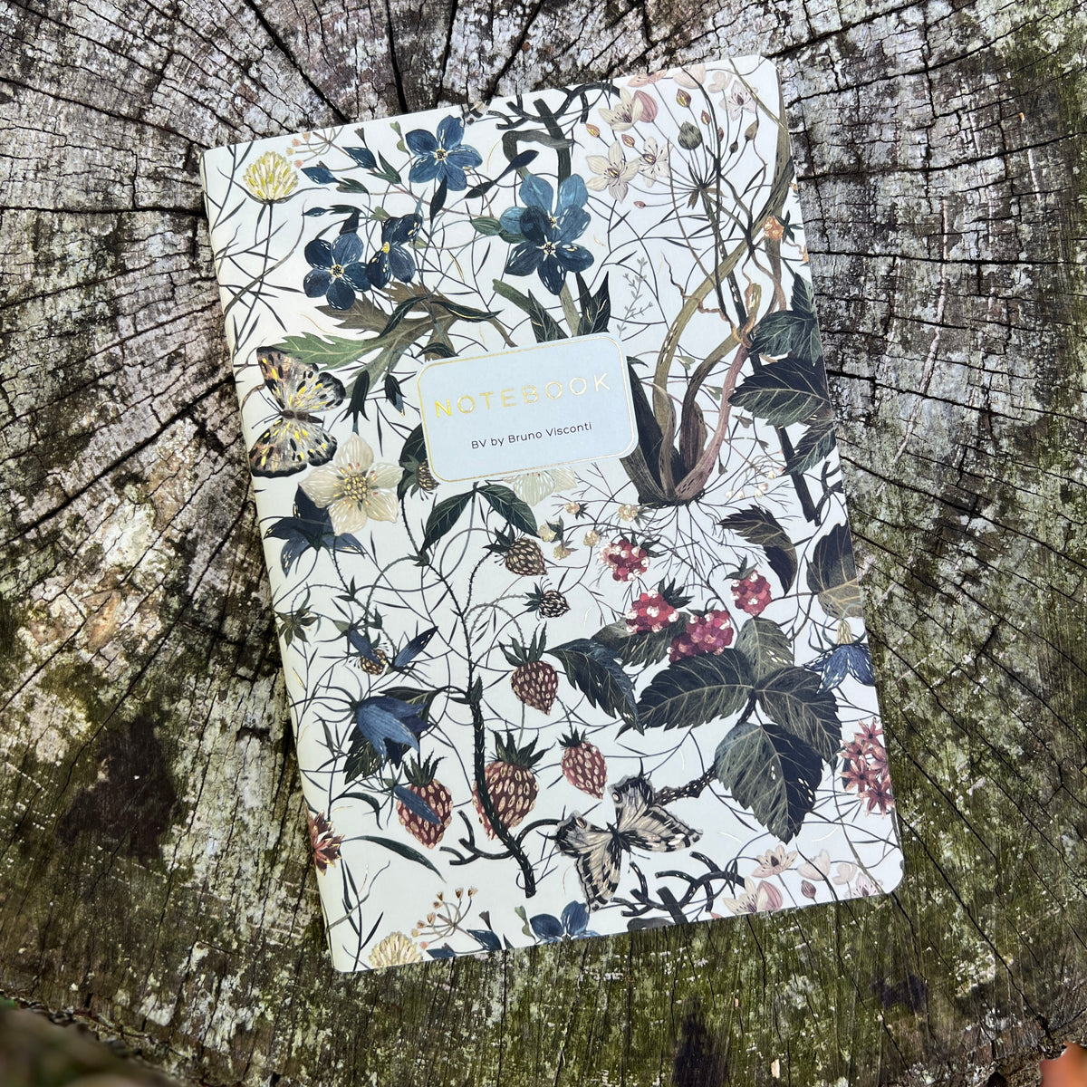 woodland floral notebook and journal