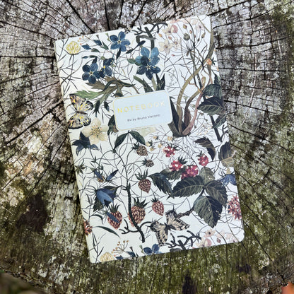 woodland floral notebook and journal