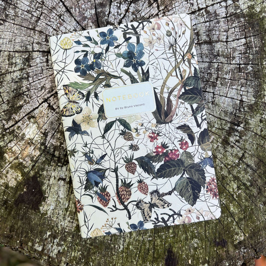 woodland floral notebook and journal