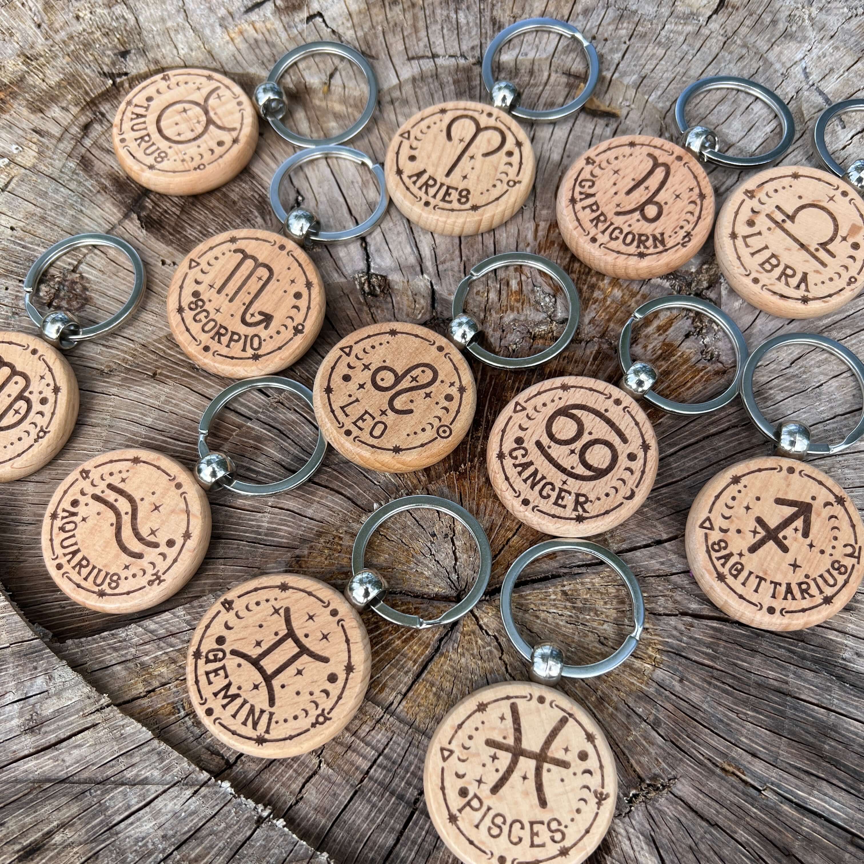 Zodiac Keychain
