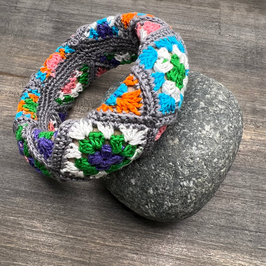 Crocheted Bangle Bracelet